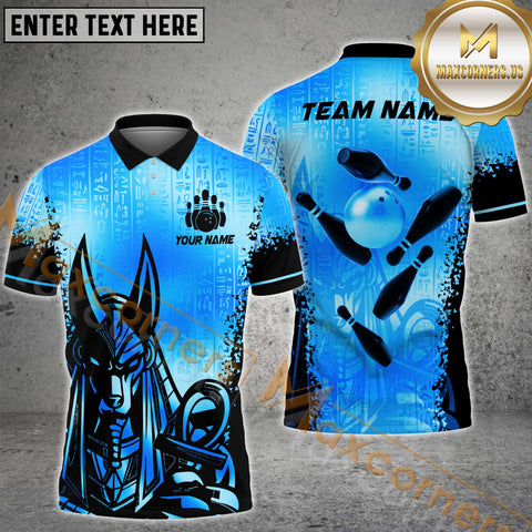 Maxcorners Premium Bowling Jersey Multicolor Options Personalized Name, Team Name 3D Shirt