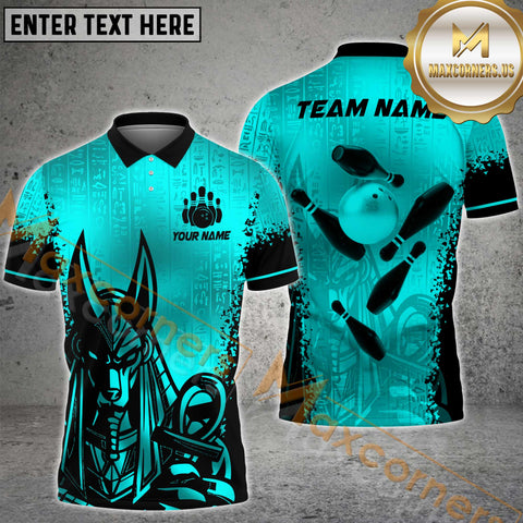 Maxcorners Premium Bowling Jersey Multicolor Options Personalized Name, Team Name 3D Shirt