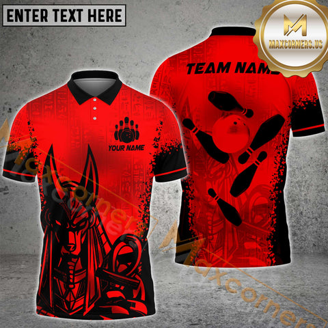 Maxcorners Premium Bowling Jersey Multicolor Options Personalized Name, Team Name 3D Shirt