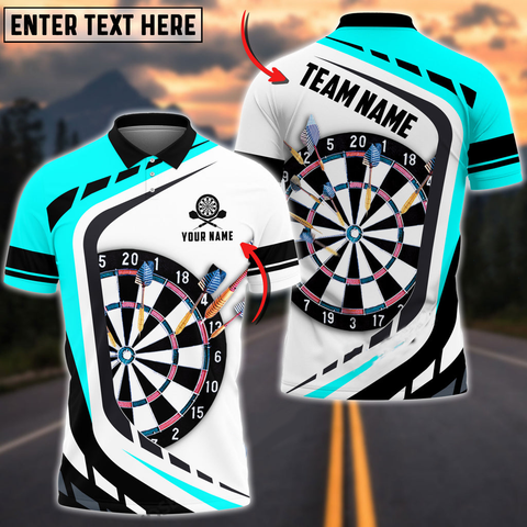 Maxcorners Dartboard Darts Multicolor Option Personalized Name 3D Shirt