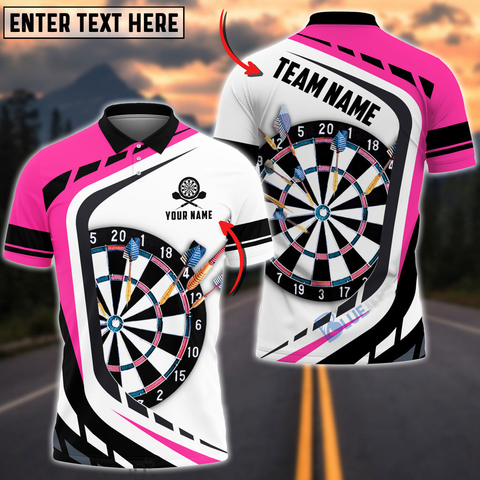 Maxcorners Dartboard Darts Multicolor Option Personalized Name 3D Shirt