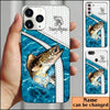 Maxcorners Trout Fishing Personalized Name Phone Case LM1812