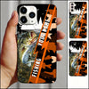 Maxcorners Bass Fishing Personalized Name Phone Case LM1812
