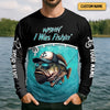 Maxcorners Wishin I Was Fishin UV Shirts For Men, Long Sleeve Fishing Shirts, Fishing UPF Shirts, Funny Fishing Shirt