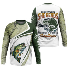 Maxcorners Camo Fishing Shirt, UPF Fishing Shirts, Funny Fishing Shirts For Men, Long Sleeve Fishing Shirts