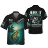Maxcorners Jerk It Fishing Funny Shirt, Long Sleeve Fishing Shirts, SPF Shirts For Men, Men Long Sleeve Shirt
