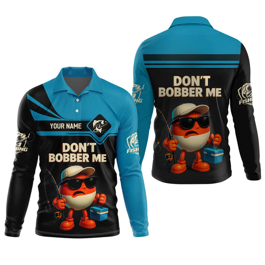 Maxcorners Don't Bobber Me SPF Shirts For Men, Funny Fishing Shirts, Gag Gifts For Men, Men Long Sleeve Shirt