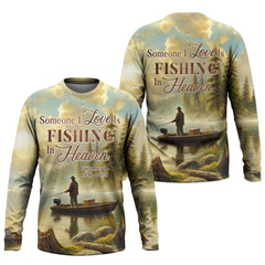 Maxcorners Someone I Love Is Fishing In Heaven, Fishing Shirts For Men, Gifts For Fisherman, Fishing Memorial Gifts