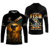 Maxcorners Fish And Beer, Skeleton Fishing, Funny Fishing Shirts, SPF Shirts For Men, Long Sleeve Tops