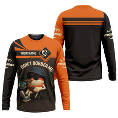 Maxcorners Don't Bobber Me SPF Shirts For Men, Funny Fishing T-Shirt, Hooded Sun Shirt, Men Long Sleeve Shirts