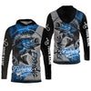 Maxcorners Fishing Makes Me Happy UV Shirts For Men, SPF Long Sleeve Shirts, Breathable Long Sleeve Shirt