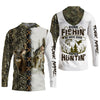 Maxcorners Fishing And Hunting, Reindeer Shirt, UPF Fishing Shirts, Long Sleeve Fishing Shirts, Men Long Sleeve Shirt