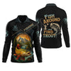Maxcorners Fish Around Find Trout Fishing Graphic Tees, Hooded Sun Shirt, Personalized Fishing Gifts, UV Shirts For Men