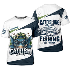 Maxcorners Catfishing Shirt, SPF Long Sleeve Shirts, SPF Shirts For Men, Fishing UPF Shirts, Sun Shirts For Men