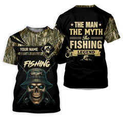 Maxcorners The Man The Myth The Legend, SPF Long Sleeve Shirts, SPF Shirts For Men, Fishing UPF Shirts, Sun Shirts