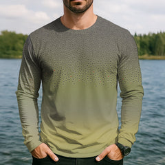 Maxcorners Green Brook Trout Skin UPF Fishing Shirts, Hooded Sun Shirt, Personalized Fishing Gifts, UV Shirts