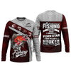 Maxcorners Fishing Saved Me from Being Pornstar Funny Fishing Shirt, SPF Shirt For Men, Gift For Fisherman