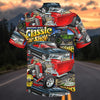 Maxcorners Classic Car Show Hot Rod Hawaiian Shirt