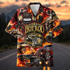 Maxcorners Hot Rod Fire Flame Hawaiian Shirt