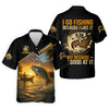 Maxcorners I Go Fishing Because I Like It SPF Shirt, Fisherman Outfit, Mens Casual Shirts