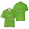Maxcorners Green St Patrick's Day Funny Adult Shamrock Golf Shirt, Polo Shirts For Men, Golf Shirts For Men