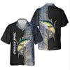 Maxcorners Tuna Fishing Saltwater Custom Name UPF Shirts, Tournament Fishing Shirts, Men's Fishing Shirt