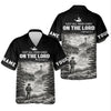 Maxcorners Cast All Your Cares on the Lord, Christian Fishing UPF Shirt, Funny Fishing Shirt