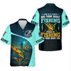 Maxcorners Some Go To Church And Think About Fishing Christian Fishing SPF Shirt For Men, Fisherman Gift, Men's Fishing Shirt