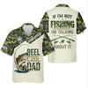 Maxcorners Reel Cool Dad UPF Fishing Shirt, Personalized Custom Name