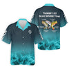Maxcorners Personalized Fishing Shirt for Men, Funny Angler Long Sleeve UPF Shirt, Things I Do in My Spare Time Fisherman Gift