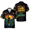 Maxcorners Gone Squatchin And Catching Alien Bigfoot Funny Fishing Shirt, SPF Shirt For Men, Fishing Shirts For Men