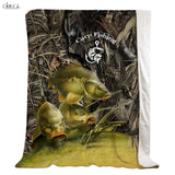 Maxcorners Carp 2 Fishing 3D Quilt - Blanket