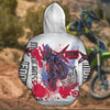 Maxcorners Motocross Xtreme ( Red Blue ) Customize Name 3D Shirts