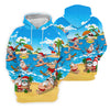 Maxcorners Santa Claus Summer Beach Party Golf Shirt, Golf Polo For Women, Christmas Golf Shirt LM1507