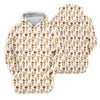 Maxcorners Adult Humor Ice Cream Golf Shirt, Funny Cone Pattern, Golf Shirt For Women LM1507