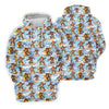 Maxcorners Surfing Bigfoot Hawaiian Golf Shirt, Womens Golf Tops, Golf Polo For Women LM1507