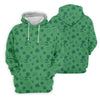 Maxcorners Leprechaun Hat Shamrock Beer Dark Green Seamless Pattern St. Patrick’s Day Golf Shirt, Women's Golf Tops