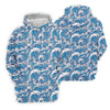 Maxcorners Japanese Wave Art Hawaiian Golf Shirt, Summer Ocean Women's Golf Tops, Ladies Golf Shirts LM1507
