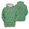 Maxcorners Santa Flamingo Tropical Golf Shirt, Christmas Golf Shirt, Women’s Golf Apparel LM1507