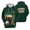 Maxcorners If You Drink Definitely Drive Golf And Beer Black Beer St Patrick's Day Green Golf Tops For Men, Golf Shirts For Men