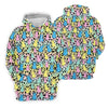 Maxcorners Pastel Easter Bunny Leopard Print Polo Shirt, Women’s Golf Apparel, Hawaiian Golf Shirt, Printed Golf Shirt LM1507