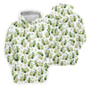 Maxcorners Funny Pickle Hawaiian Golf Shirt, Cartoon Style Women's Golf Tops, Ladies Golf Shirts LM1507