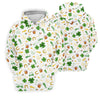 Maxcorners St Patrick's Day Beer Golden Horseshoes Shamrock Golf Shirt, Women's Golf Tops, Ladies Golf Polos