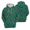 Maxcorners Peacock Feather Pattern Hawaiian Golf Shirt, Hawaiian Golf Shirt, Women’s Golf Apparel, Printed Golf Shirt LM1507