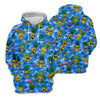 Maxcorners Pineapple Skull Golf Shirt, Tropical Island Volcano Pattern, Golf Shirt For Women LM1507