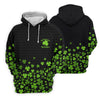 Maxcorners Shenanigans Coordinator Golf Ball Pattern St Patrick Day Black Golf Shirt, Women's Golf Tops, Ladies Golf Polos