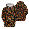 Maxcorners Autumn Bigfoot Forest Pattern Polo Shirt, Women’s Golf Apparel, Hawaiian Golf Shirt, Golf Tops For Women LM1507