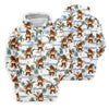 Maxcorners Funny Bigfoot Carrying Hot Dog Float Beach Golf Polo Shirt, Hawaiian Golf Shirt, Golf Apparel For Women LM1507