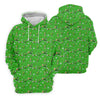 Maxcorners Three Leaf Clover Golf And Beer St Patrick's Day Green Golf Shirt, Women's Golf Shirts, Ladies Golf Polos