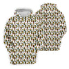 Maxcorners Cute Potted Cactus Pattern Golf Polo Shirt, Ladies Golf Tops, Women's Golf Polo LM1507